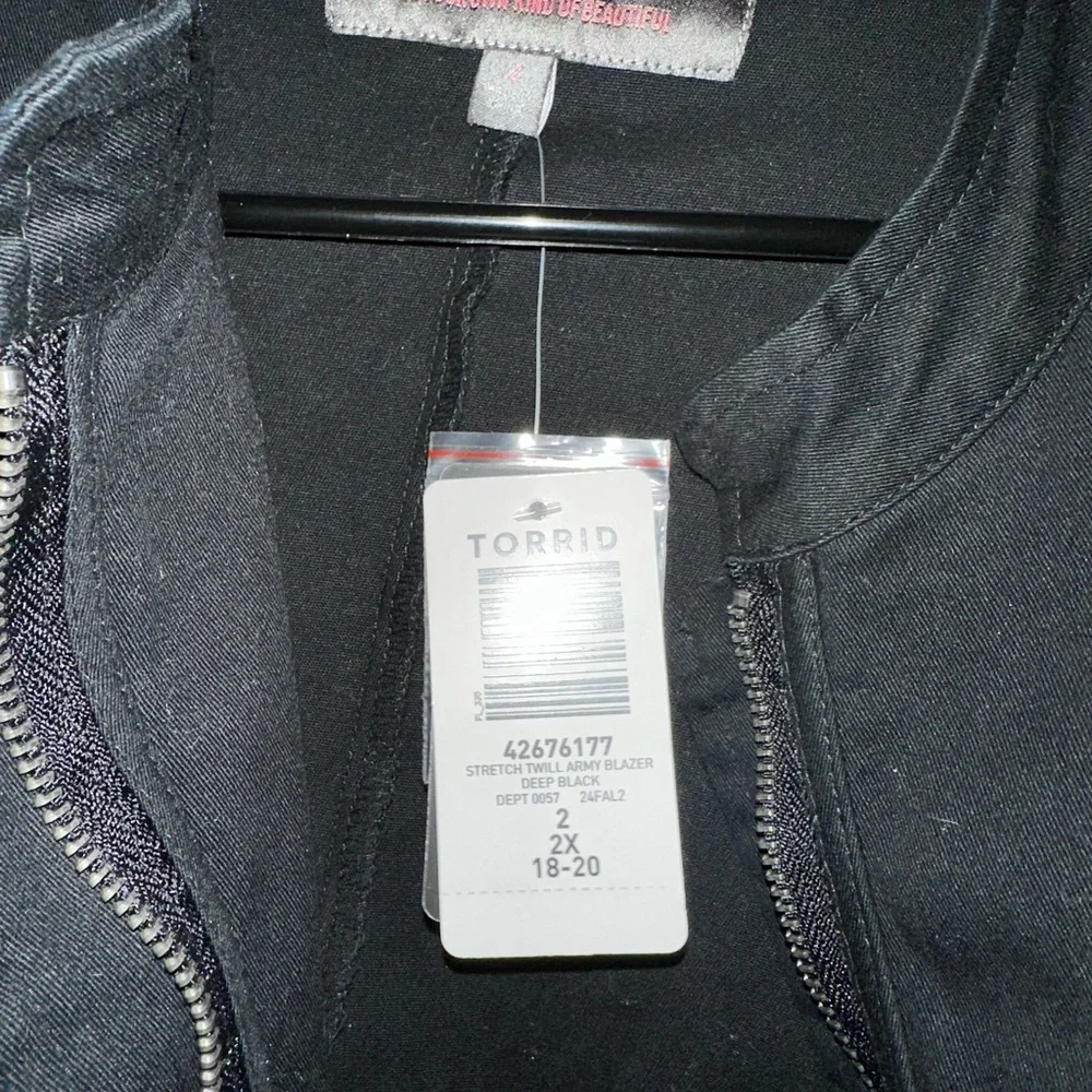 Torrid Black Military Jacket - Picture 2 of 2